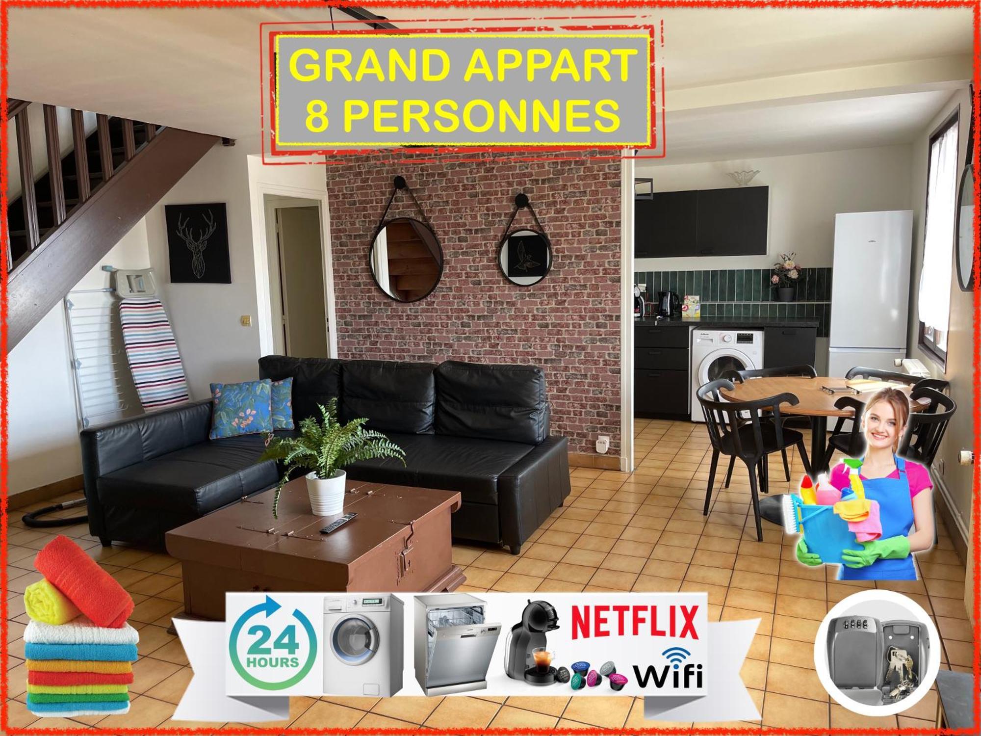 Apartment 014 Chic & Cosy Grand Duplex 76m2 Wifi Smart Tv Netflix Et Vue Panoramique