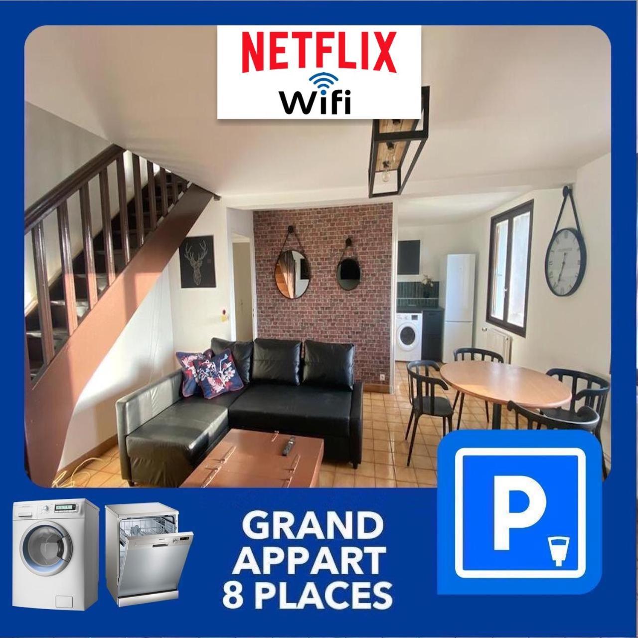 Apartment 014 Chic & Cosy Grand Duplex 76m2 Wifi Smart Tv Netflix Et Vue Panoramique *